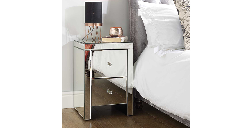 Seville 2 Drawer Bedside Seville 2 Drawer Bedside