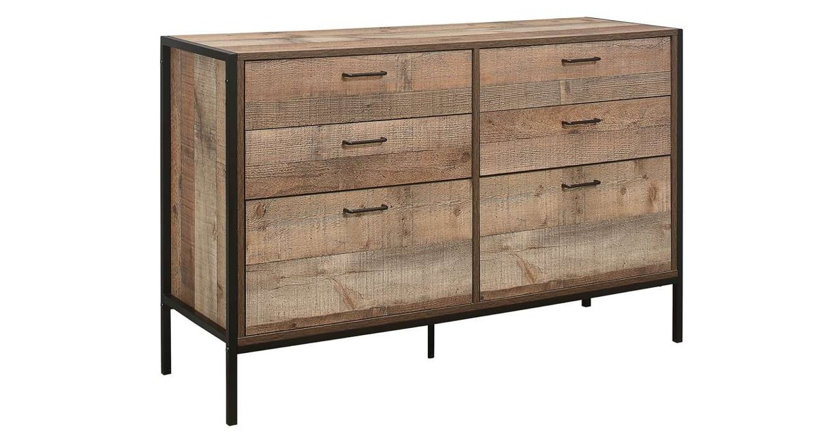 Sloane Rustic 6 Drawer Chest