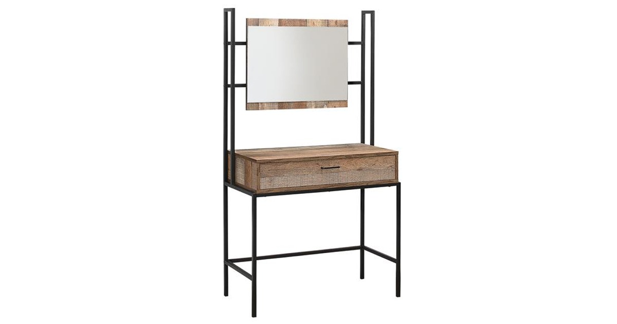 Sloane Rustic Dressing Table & Mirror