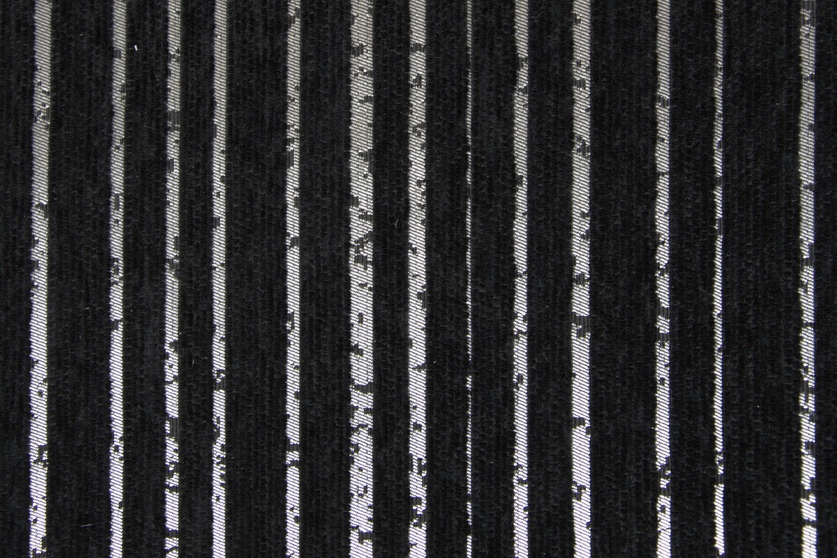 Fraser Stripes Black-Silver 