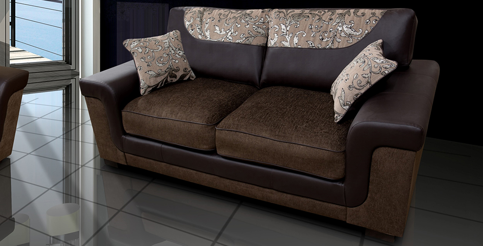 Symphony 3 Seater Brown