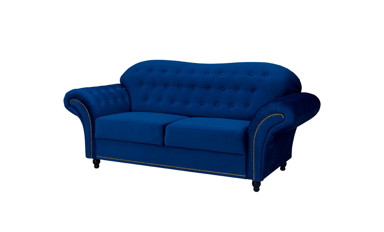Alexandra 2 Seater Sofa Navy Blue